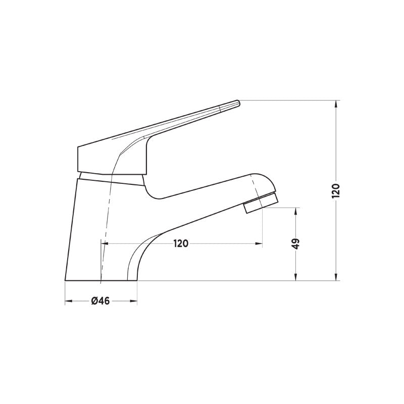Mixx Tapware Ezy Mix Basin Mixer Spec 