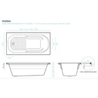 Decina Modena Contour Spa BathSpecifications 