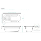 Decina Modena Contour Spa BathSpecifications 