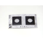 Master Rail Mini Square Cover Plate Matt Black (Pair) - MSCP-MB
