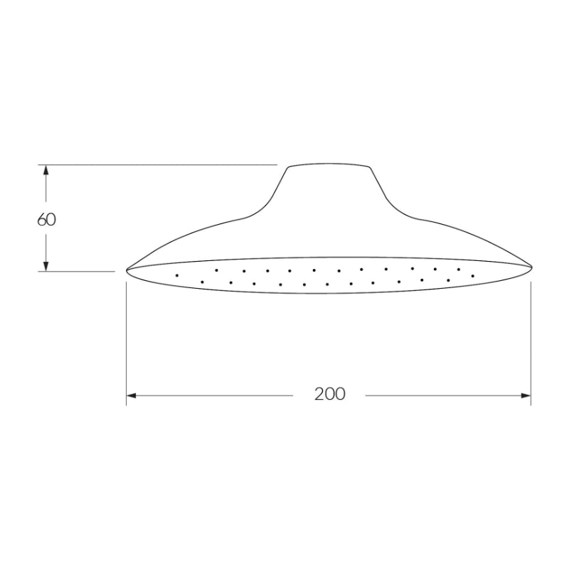 Sussex MONSOON Shower Rose SS 316 - Stainless Steel 