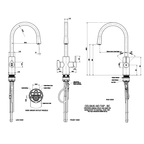 Zip Hydrotap G5 Celsius ARC All-In-One Boiling, Chilled Gunmetal H57784Z9 Specification