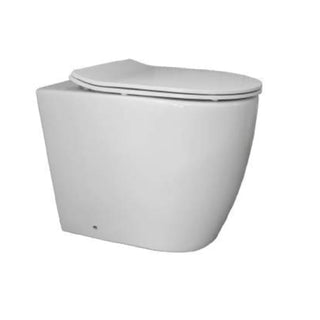 Turner Hastings Narva Rimless Floor Mounted Pan with Soft Close Quick Release Thin Seat