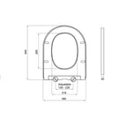 Turner Hastings Narva Thick Quick Release Soft Closing Seat Specification