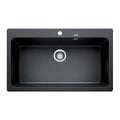 Blanco Anthracite Single Extra Large Bowl Inset with Overflow and Tap Ledge