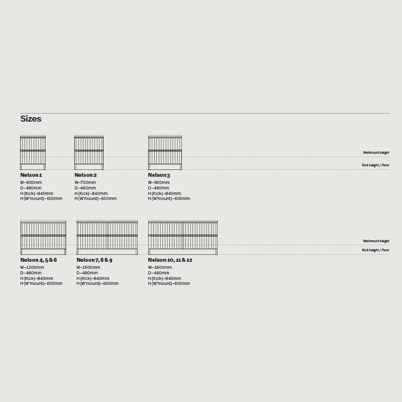 Marquis Nelson 6 Wall Hung Vanity with Off Centre Basin