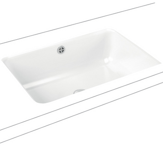 Kaldewei Cayono Undercounter Basin 596 x 426mm - Alpine White - 01-3190-0001