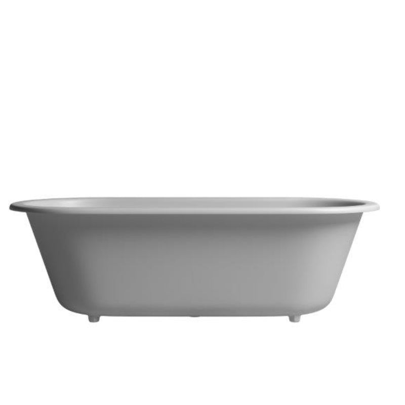 DADOquartz Liberty 1700mm Freestanding Bath No Overflow - Matte White - No Feet