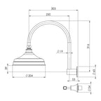 Phoenix Nostalgia Lever Shower Set Specification