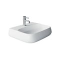Studio Bagno Nur 55 Bench-Wall Basin - 1 Tap Hole - Gloss White - NUR55/1