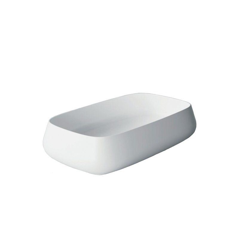 Studio Bagno Nur 60 Bench Basin - Gloss White - NUR60
