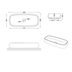 Studio Bagno Nur 80 Bench Basin