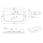 Studio Bagno Nur 90 Bench/Wall Basin