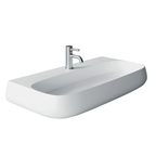 Studio Bagno Nur 90 Bench-Wall Basin - 3 Tap Holes - Matte White - NUR90/3/MW