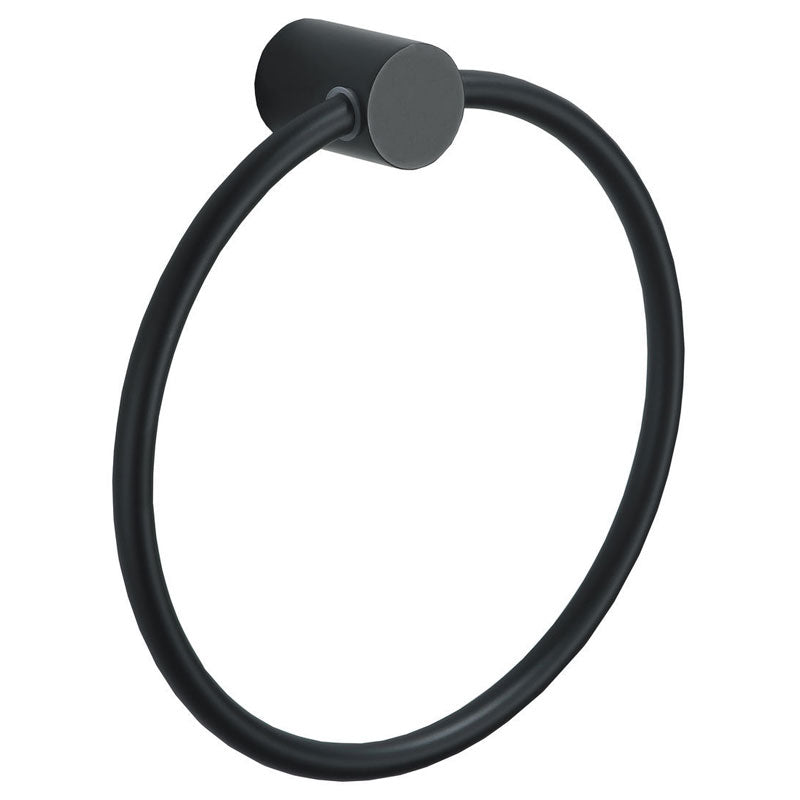 PLD Oasis Towel Ring Matt Black