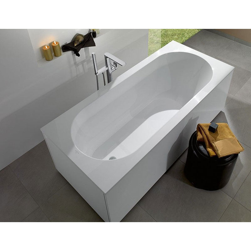Villeroy & Boch Oberon 1600mm Built In Bath With Overflow Gloss White