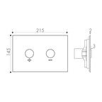 Studio Bagno Oli Blink Push Plate Spec