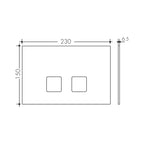 Studio Bagno Oli Plain Push Plate Spec