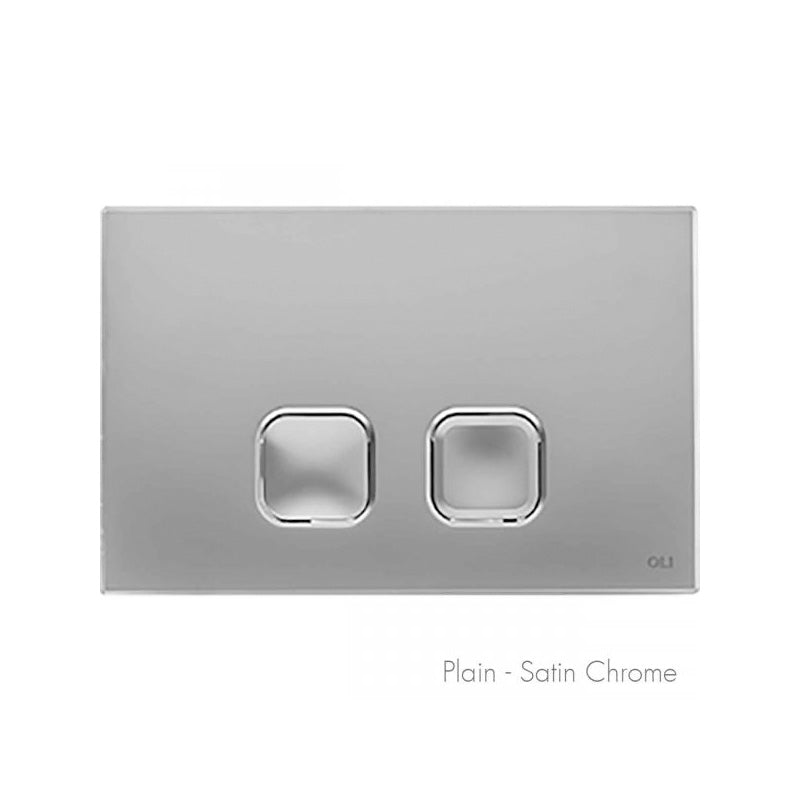 Studio Bagno Oli Plain Push Plate - Satin Chrome
