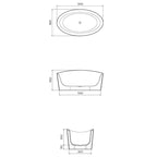  Onda 1500 Freestanding Bath Spec
