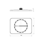 Phoenix NX ORLI with Hydrosense® Shower Rose - Chrome