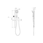 Phoenix NX ORLI with Hydrosense® Rail Shower - Chrome