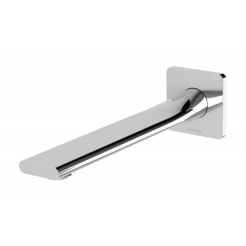 Phoenix Teel Wall Basin Spout 200mm - Chrome