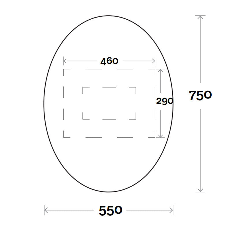 Marquis The Oval Mirror Specification