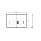 Parisi Mechanical Blade Push Panel- Matt Black