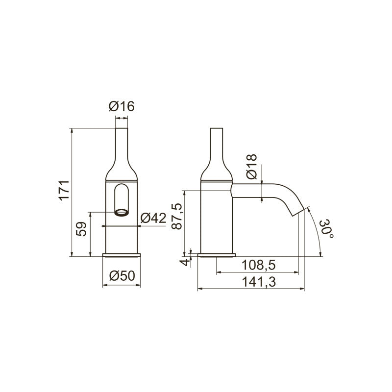 Paco Jaanson Batlo Basin Mixer Spec