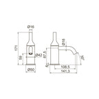 Paco Jaanson Batlo Basin Mixer Spec