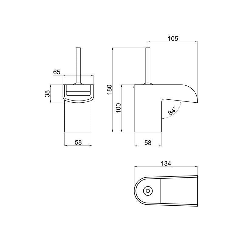 Paco Jaanson Love Me Basin Mixer Spec