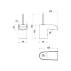 Paco Jaanson Love Me Basin Mixer Spec