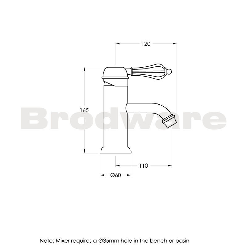 Brodware Paris Basin Mixer