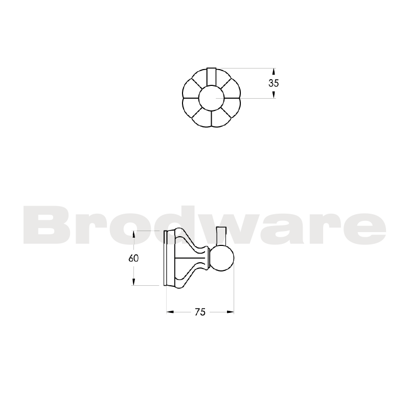 Brodware Paris Robe Hook