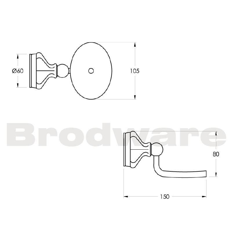 Brodware Paris Soap Dish