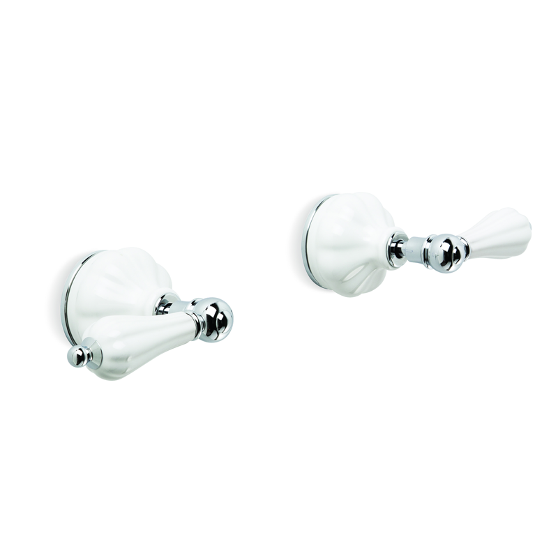 Brodware Paris Wall Taps with Levers - Pair