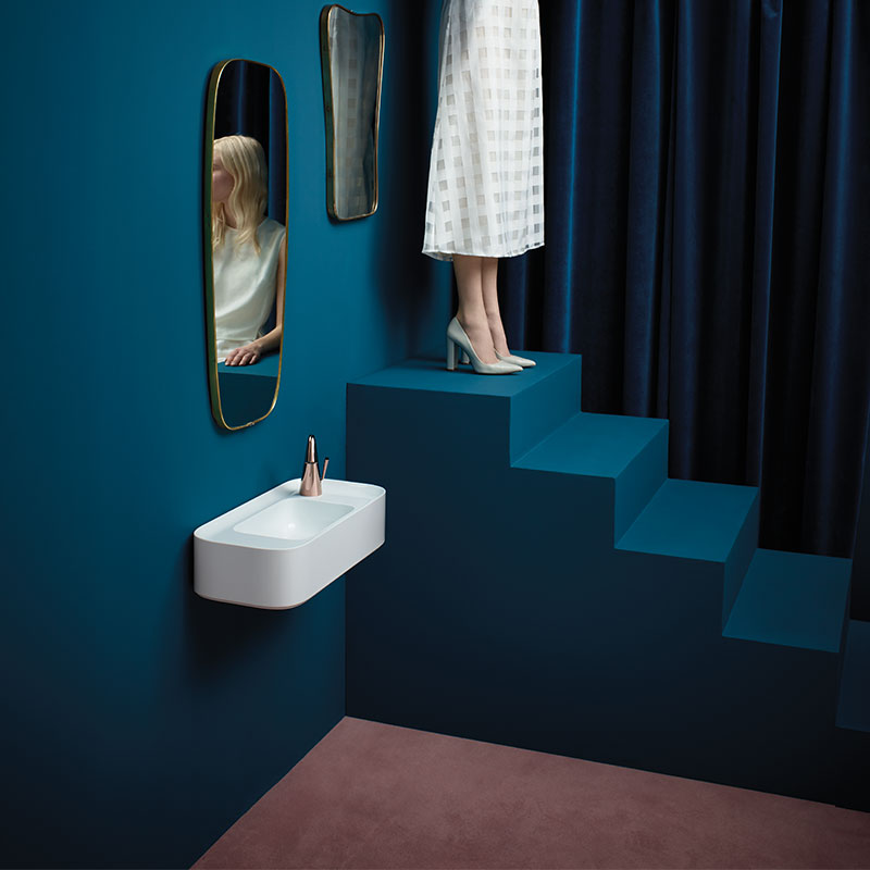 Parisi Cameo Bench Basin 600 x 280