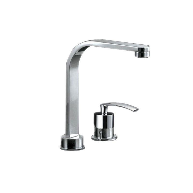 Parisi Curva Hob Mixer & Swivel Spout