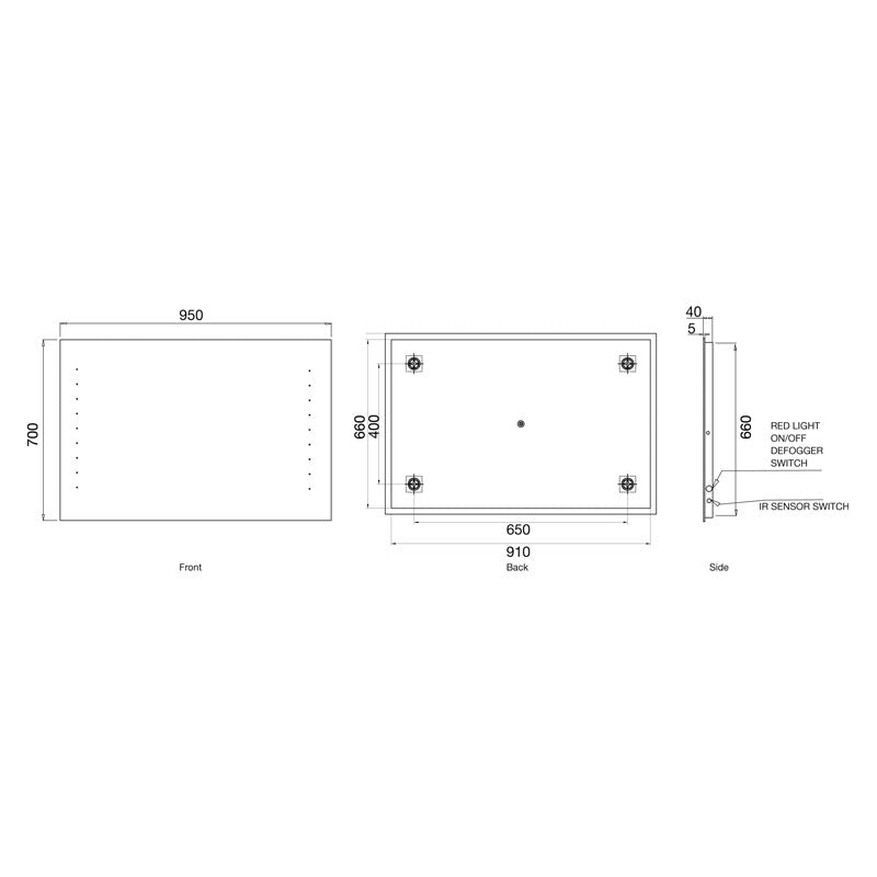 Parisi Blade 70 Mirror Spec