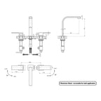 Parisi Blade BasinBath Set Fixed Spout Spec