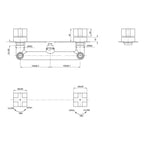 Parisi Cross Wall Top Assemblies (Pair) Spec