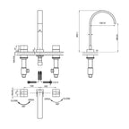 Parisi Cube Basin/Bath Set Spec