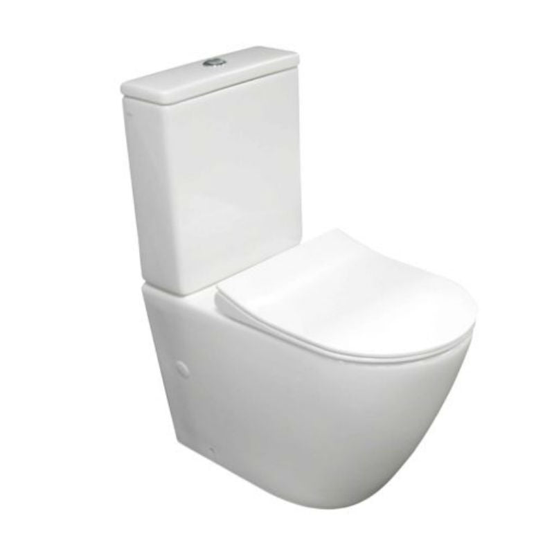 Parisi Ellisse Ambulant Rimless Wall Faced Suite with S/Close Seat