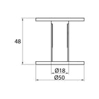 Parisi Ellisse Robe Hook Spec