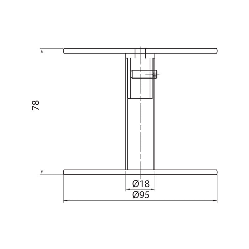 Parisi Ellisse Towel Holder Spec