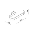 Parisi Ellisse Towel Ring Spec