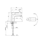 Parisi Exo Basin Mixer Spec