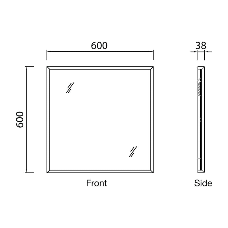 Parisi Forty Five 600 Mirror Spec