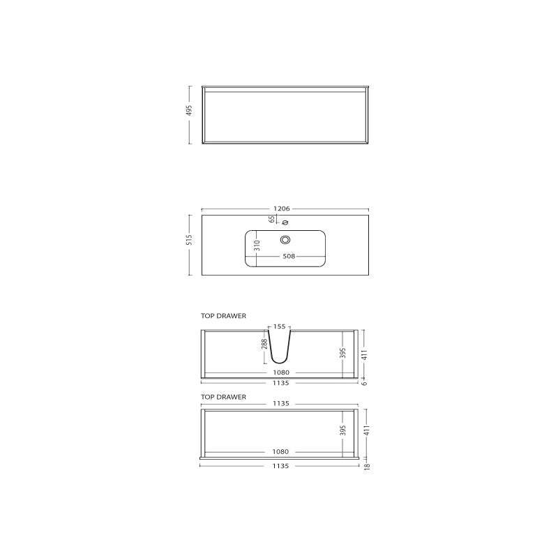 Parisi Iks 1200 Wall Mounted Cabinet Spec